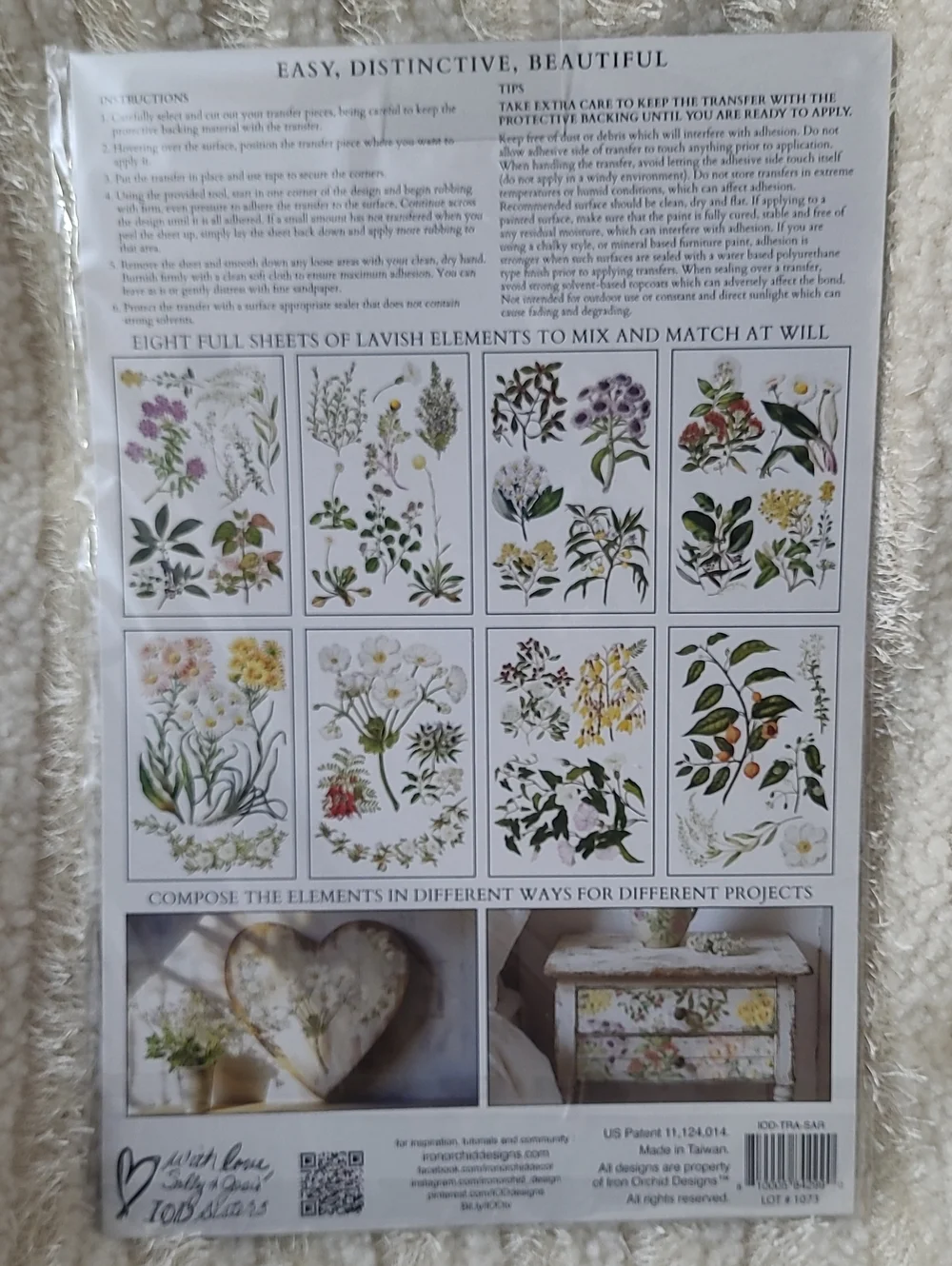 Iron Orchid Designs new package